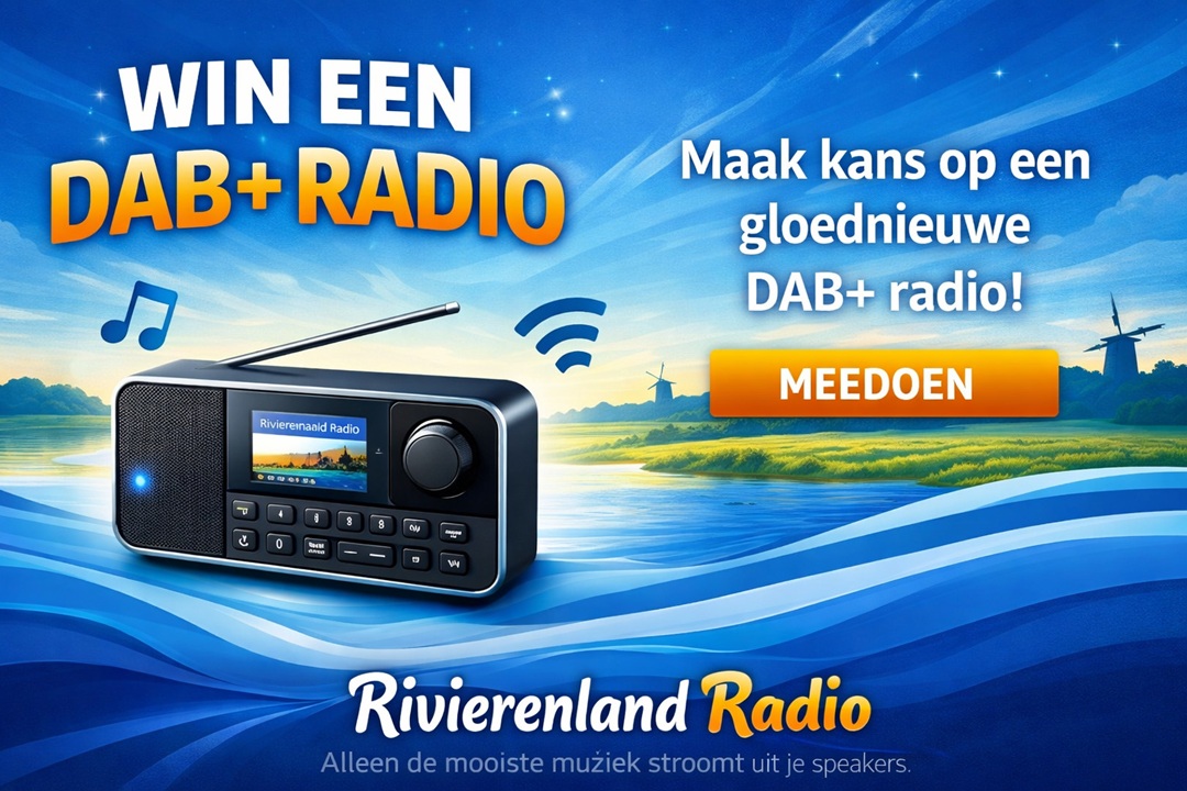 🎧 Win een DAB+ radio van Rivierenland Radio!
